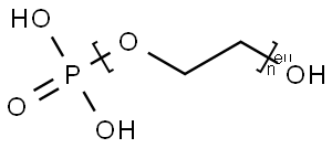 Poly(oxy-1,2-ethanediyl), .alpha.-phosphono-.omega.-hydroxy- Structure