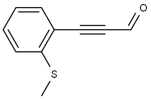 3-[2-(Methylthio)phenyl]-2-propynal Structure