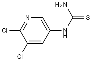 1-(5,6-Dichloropyridin-3-yl)thiourea Structure