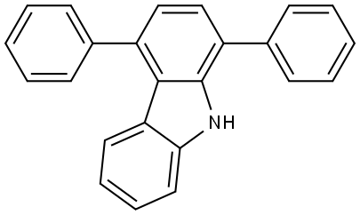 9H-Carbazole, 1,4-diphenyl- Structure