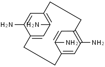 4,7,12,15-tetraamino[2.2]paracyclophane 구조식 이미지
