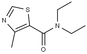 N,N-Diethyl-4-methyl-5-thiazolecarboxamide Structure