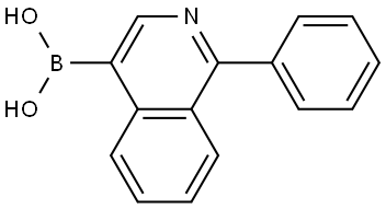 B-(1-Phenyl-4-isoquinolinyl)boronic acid Structure