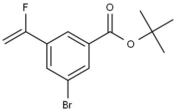 tert-butyl 3-bromo-5-(1-fluorovinyl)benzoate Structure