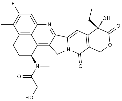 Exatecan-methylacetamide-OH Structure