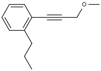 1-(3-Methoxy-1-propyn-1-yl)-2-propylbenzene Structure