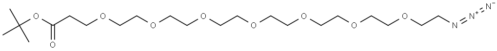 Azido-PEG7-COOtBu Structure