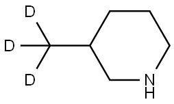 3-(methyl-d3)piperidine Structure