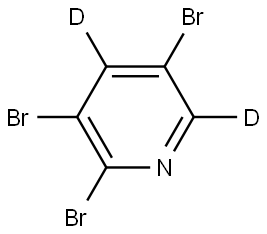 2,3,5-tribromopyridine-4,6-d2 Structure