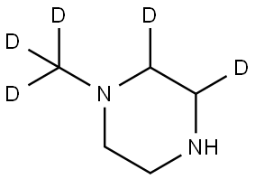 1-(methyl-d3)piperazine-2,3-d2 Structure