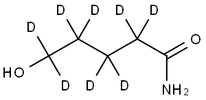 5-hydroxypentan-2,2,3,3,4,4,5,5-d8-amide Structure