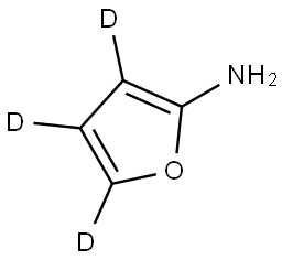 furan-d3-2-amine Structure