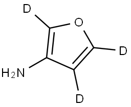 furan-d3-3-amine Structure