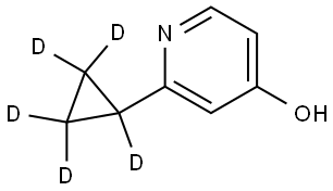 2-(cyclopropyl-d5)pyridin-4-ol Structure