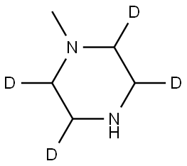1-methylpiperazine-2,3,5,6-d4 Structure
