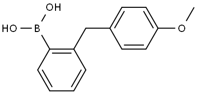 (2-(4-methoxybenzyl)phenyl)boronic acid Structure