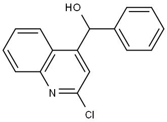 (2-chloroquinolin-4-yl)(phenyl)methanol Structure