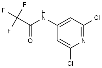 N-(2,6-dichloropyridin-4-yl)-2,2,2-trifluoroacetamide Structure