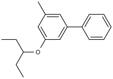 3-(1-Ethylpropoxy)-5-methyl-1,1'-biphenyl Structure