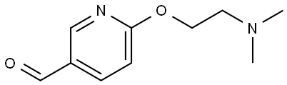 6-[2-(Dimethylamino)ethoxy]-3-pyridinecarboxaldehyde Structure