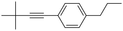 1-(3,3-Dimethyl-1-butyn-1-yl)-4-propylbenzene Structure