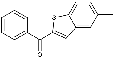 (5-Methylbenzo[b]thien-2-yl)phenylmethanone Structure