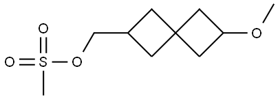 (6-methoxyspiro[3.3]hept-2-yl)methyl methanesulfonate Structure