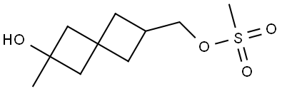 (6-hydroxy-6-methylspiro[3.3]heptan-2-yl)methyl methanesulfonate Structure