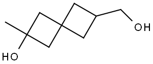 2-(hydroxymethyl)-6-methylspiro[3.3]heptane-6-ol Structure