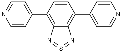 4,7-bis (pyridin-4-yl) - 2,1,3-benzothiadiazole Structure