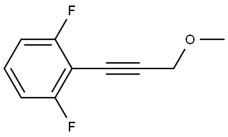 1,3-Difluoro-2-(3-methoxy-1-propyn-1-yl)benzene Structure