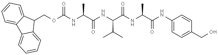 Fmoc-GGFG-PAB-OH Structure