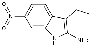 1H-Indol-2-amine, 3-ethyl-6-nitro- Structure