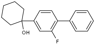 1-(2-fluoro-[1,1'-biphenyl]-4-yl)cyclohexanol Structure