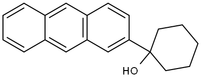 1-(anthracen-2-yl)cyclohexanol Structure