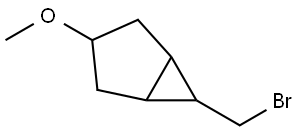 6-(bromomethyl)-3-methoxybicyclo[3.1.0]hexane Structure