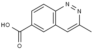 3-methylcinnoline-6-carboxylic acid Structure