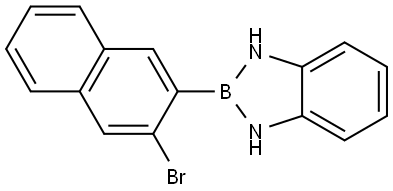 2-(3-Bromo-2-naphthalenyl)-2,3-dihydro-1H-1,3,2-benzodiazaborole Structure