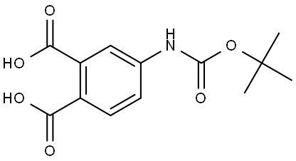 4-(Boc-amino)phthalic Acid Structure