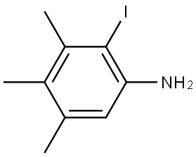 2-Iodo-3,4,5-trimethylbenzenamine Structure