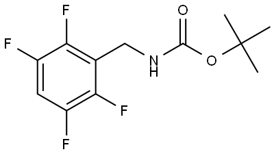 tert-butyl (2,3,5,6-tetrafluorobenzyl)carbamate Structure