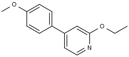 2-ethoxy-4-(4-methoxyphenyl)pyridine Structure