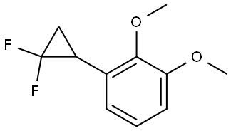 1-(2,2-Difluorocyclopropyl)-2,3-dimethoxybenzene Structure