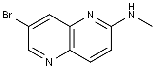 7-bromo-N-methyl-1,5-naphthyridin-2-amine Structure