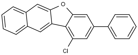 Benzo[b]naphtho[2,3-d]furan, 1-chloro-3-phenyl- Structure