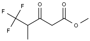 methyl 5,5,5-trifluoro-4-methyl-3-oxopentanoate Structure