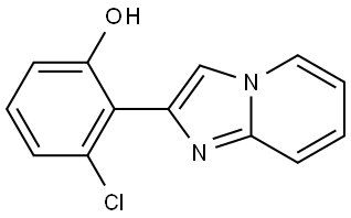 3-Chloro-2-imidazo[1,2-a]pyridin-2-ylphenol Structure