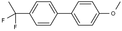 4-(1,1-Difluoroethyl)-4'-methoxy-1,1'-biphenyl Structure