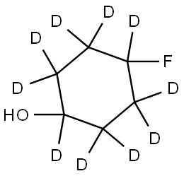 4-fluorocyclohexan-1,2,2,3,3,4,5,5,6,6-d10-1-ol Structure