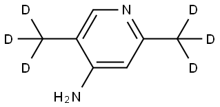 2,5-bis(methyl-d3)pyridin-4-amine Structure